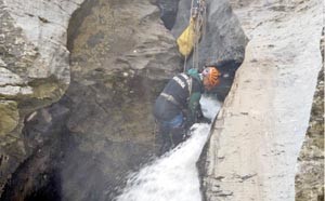 ALP drowned abseiler OnL