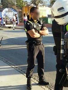 ALM policia being butch