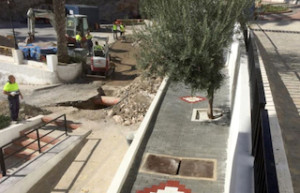 SAL Market Wall Repaired