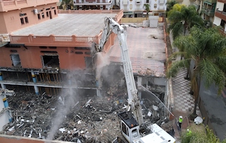ALM Demolition Crane in Action