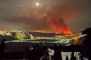 SAL Vega Fire Nightime May2020