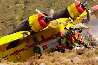 SPN Crashed Canadair Water Bomber