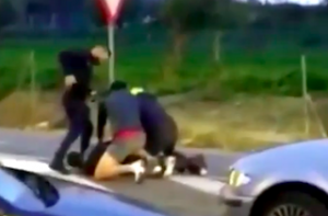GRA La Zubia Police Scuffle FB21