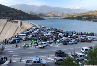 COS Protest at the Dam