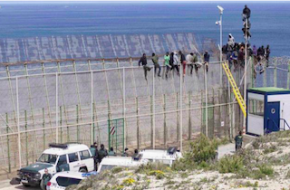 SPN Melilla Border Fence Assault AG21