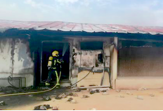 SPN Chicken Farm Fire in Cuenca