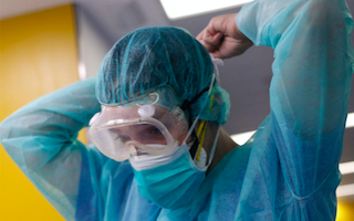 SPN Medical Staff Putting on Equipment