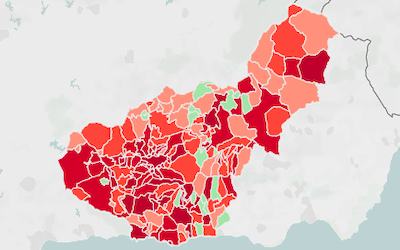 Covid Map 28DC21