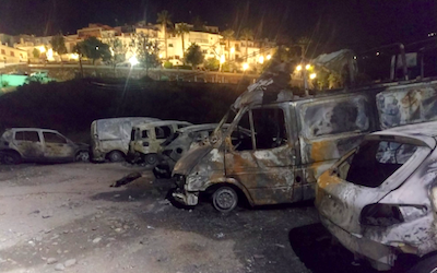 AXA Cars Torched Torrox JA22