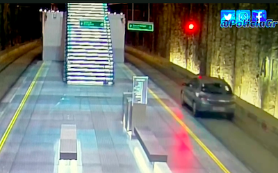 GRA Car on Underground Tram Lane