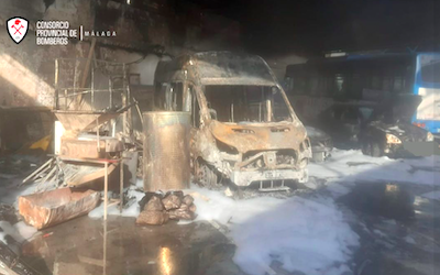 NRJ Bus depot Fire FB22 400x250