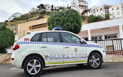 SAL Policia Local Patrol Car Parked outside Police Station