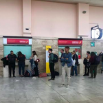 GRA Passenger Queue in Granada Aiport
