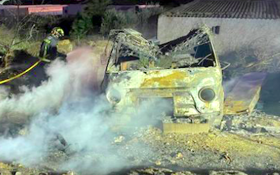 AND Burn Out Camper Van in Nijar DC22