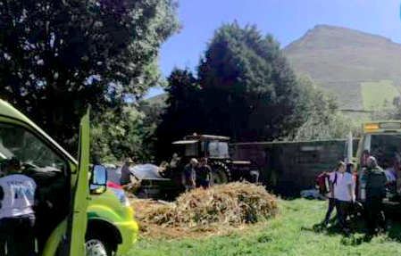 AND Crushed by Tractor