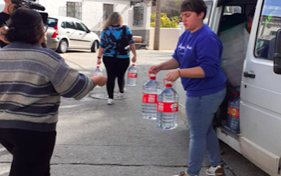 GRA Bottled Water Being Distributed