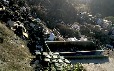 ALM Camino:Cuesta de Velilla Uncontrolled Dump JA23