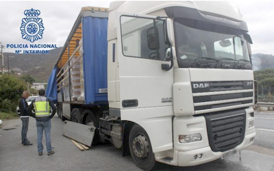 ALM Drugs Trial Lorry