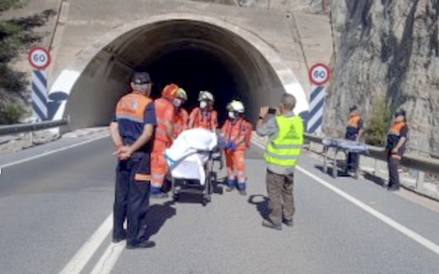 ALM Accident Drill in Cerro Gordo N-340 Tunnel