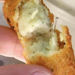 GRA Croquetas booby-trapped with pins