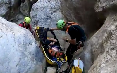 COS OTV Junta de Los Rios Waterfalls Rescue 29AG23 A