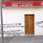 MOT PSOE Offices Vandalised NV23
