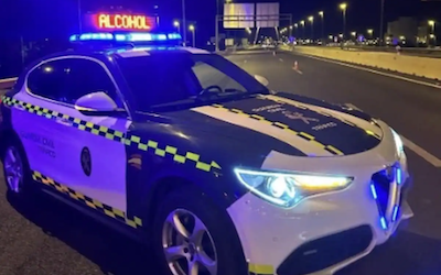 SPN Guardia Civil nighttime road check drugs alcohol