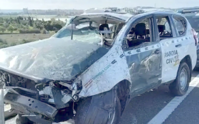 MOT Guardia Patrol Car Rammed